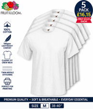 5 x Fruit of the Loom Size M