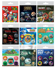 5 Piece Button Badge Pack -