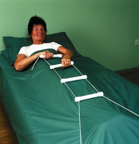 Rope ladder bed hoist - rope,
