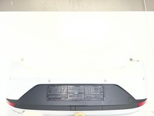 SEAT LEON 3DR FR REAR BUMPER W/PARKING SENSORS (2013-2018) LS9R GLACIAR WHITE
