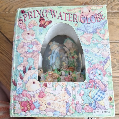Easter spring water globe - water,