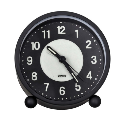 New black bedside alarm clock - new,