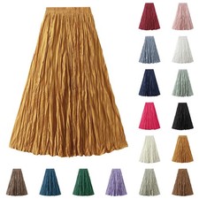 Women Ladies Ruched A-line