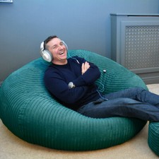 Goliath Bean Bag Giant Jumbo Cord Adult Lounger Sofa Chair rucomfy Beanbags