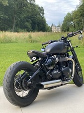 Triumph Bobber under seat rear