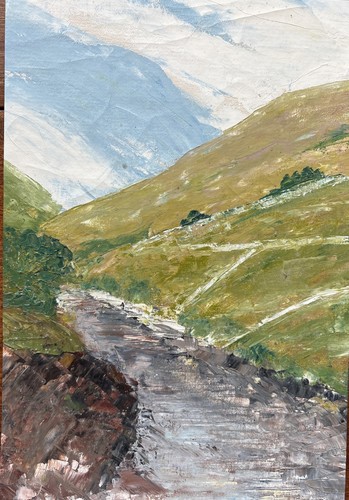 Vintage oil painting - oil,