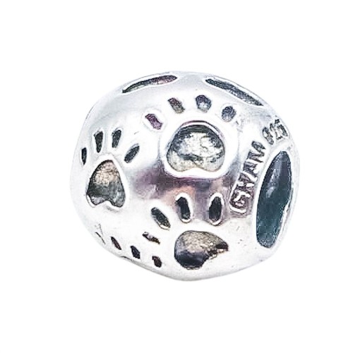 Chamilia paw print - paw, sterling