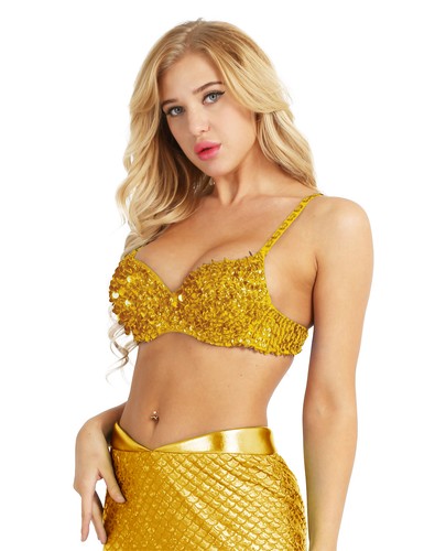 Women sparkle sequin bra - sparkle,