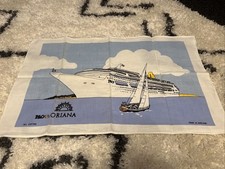 Vintage P and O Tea Towel