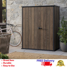 Keter Walnut Vertical Storage