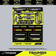 TRIUMPH STICKERS, MOTOCROSS