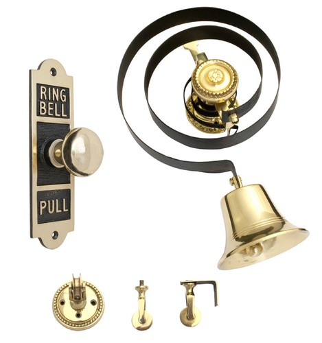 Victorian butlers bell - bell, c/w