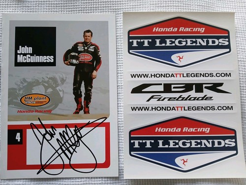 John mcguinness signed - mcguinness,