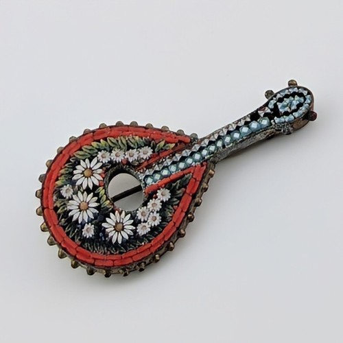Victorian italian micro mosaic - victorian,