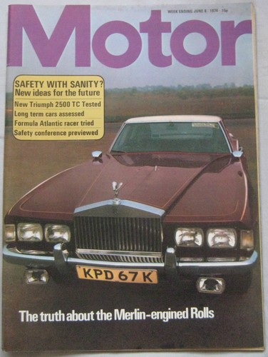 Motor magazine june 1974 - magazine, 8