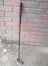 Vintage Hotblade Golf Flare Brass Putter Blade Painted Steel Shaft British Made 