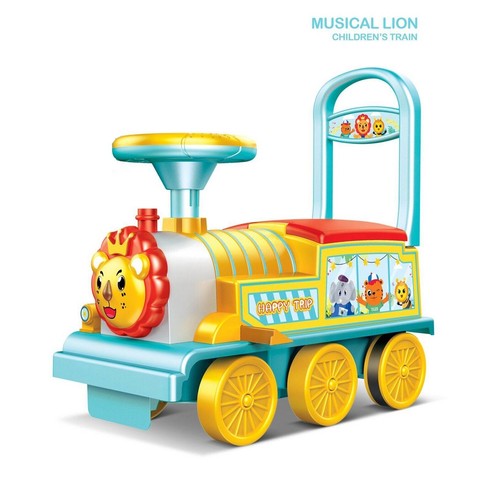 Kids ride lion train - 6v, on