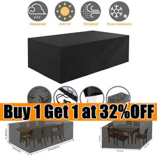 Large Furniture Cover Heavy Duty Outdoor Garden Patio Rattan Table Waterproof UK
