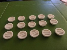 Subbuteo rugby bases x 15.
