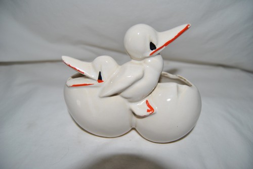 Mccoy pottery ducks - pottery, on