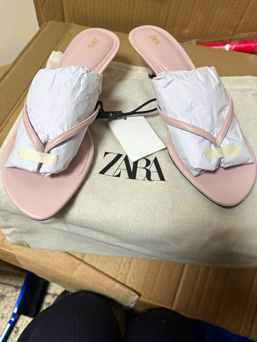Zara pink thong kitten - pink, mid