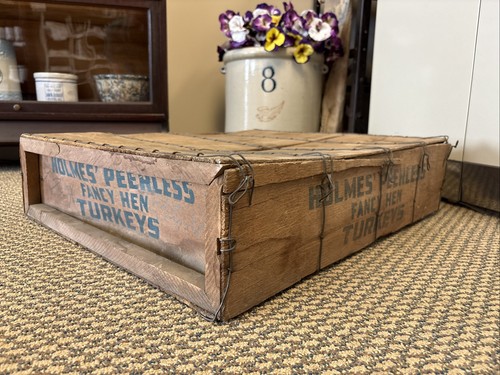 Large vintage wooden crate - large,