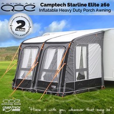 2025 Camptech Starline Elite 260 Air Inflatable Caravan Porch Awning