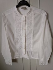 Ladies white cotton poetry - white,