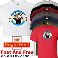 popeye retro digital printed t shirt