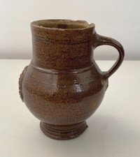 John Hudson Pottery Earthenware Decorated Jug SLIPWARE Re-Enactment