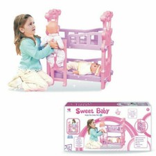 GIRLS KIDS BABY DOLL PINK BUNK