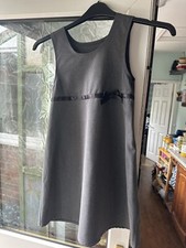 Girls BHS Grey School Pinafore Dress size 8 years Height 128cm