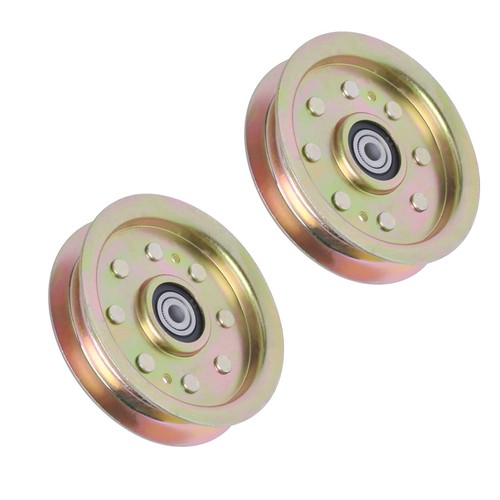 2pack flat idler pulley for - pulley,