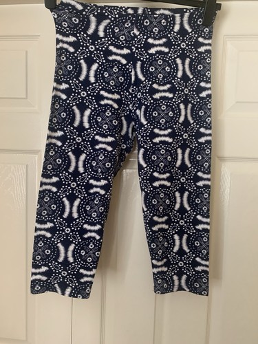 Ladies cropped legging navy - legging,