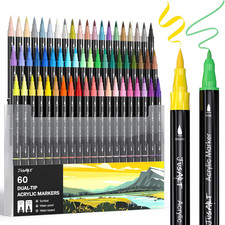 JusArt 60 Colors Dual Tip