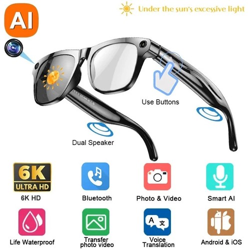 Glasses smart voice - 4k,