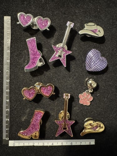 10pcs purple gold rock - gold,