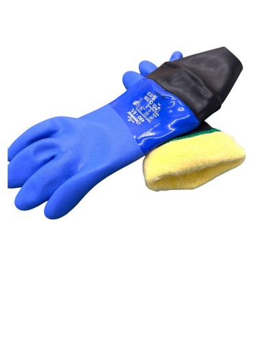 Lined glove with wrist - glove,