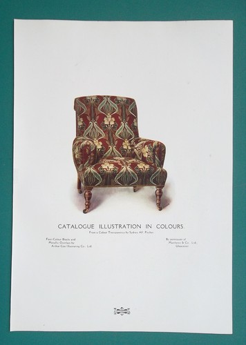 Lounge chair art nouveau - chair,