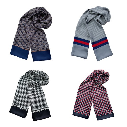 Mens satin silk scarf - mens,