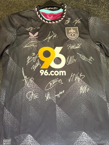 Signed burnley away shirt - burnley,