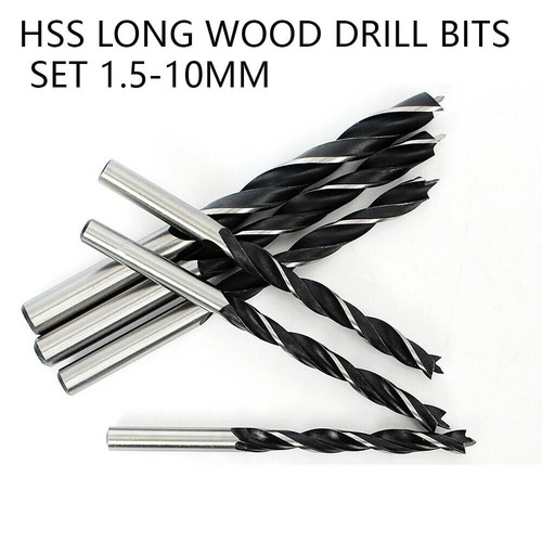 Hss long wood drill - long,