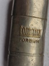 Vintage Retro cigarette lighter 50s 70s untested restoration Tommy silver lid 