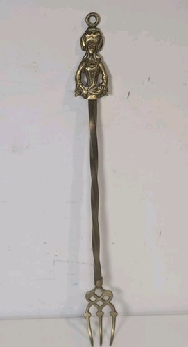 Brass toasting fork - toasting, madame