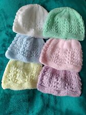 Hand Knitted Baby Hat 0-3