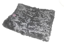 ANTIQUE ORIGINAL BLACK VICTORIAN LADIES HAND MUFF MUFFLER WARMER