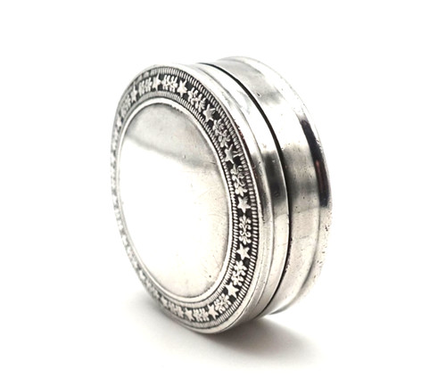 Sterling silver pill - box, /