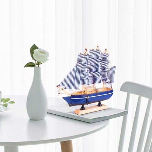 1pcs durable wooden sailboat - durable,
