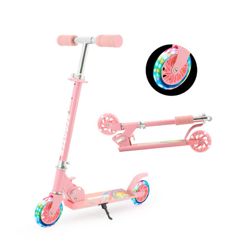 Kids foldable scooter led - foldable,