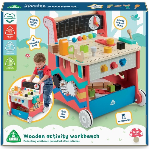 Wooden activity workbench - wooden,